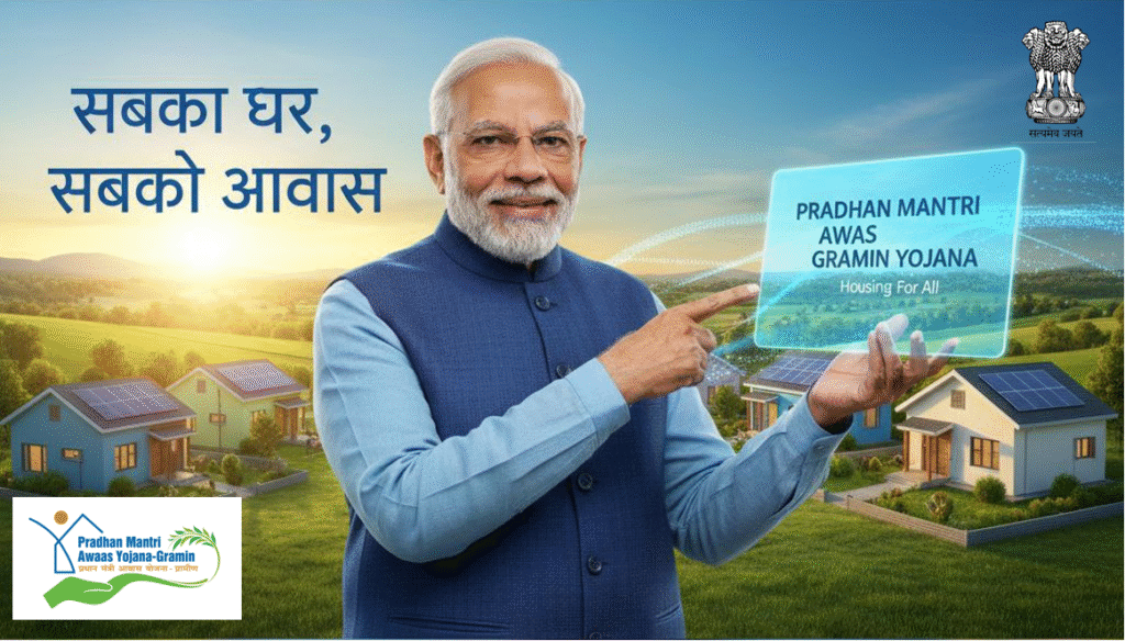 Pradhan Mantri Awas Yojana Gramin 2025 Poster | प्रधानमंत्री आवास योजना ग्रामीण | PMAY-G Housing Scheme
